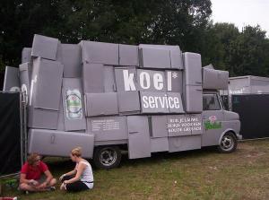 Koelservice van Grolsch op festivals